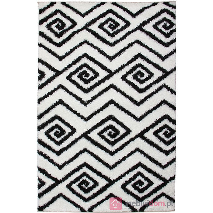Dywan BOHO 638 Kremowo-Czarny