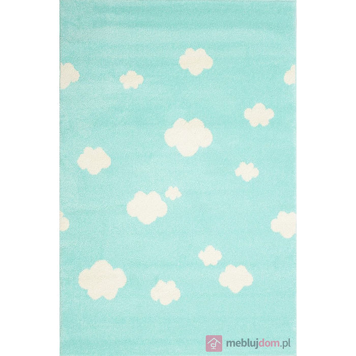  Dywan KIDDY CLOUDS2 TURQUISE turkusowy w chmury
