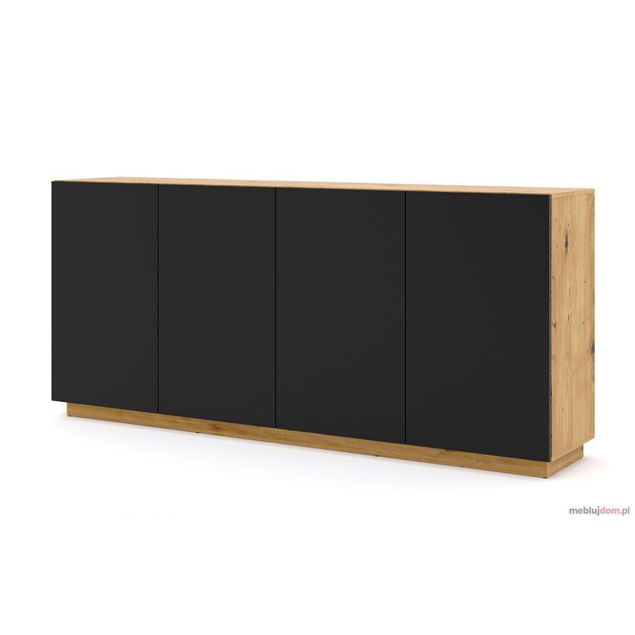 Komoda AURA 4D czterodrzwiowa w loftowym stylu