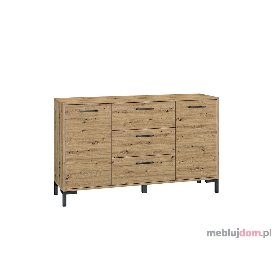 Komoda NEVIO 12 w kolorze dębu artisan 