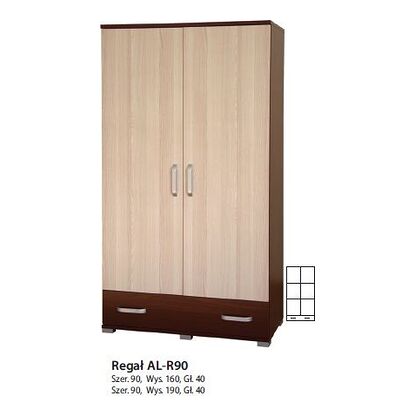 Regał ALASKA AL-R90 190