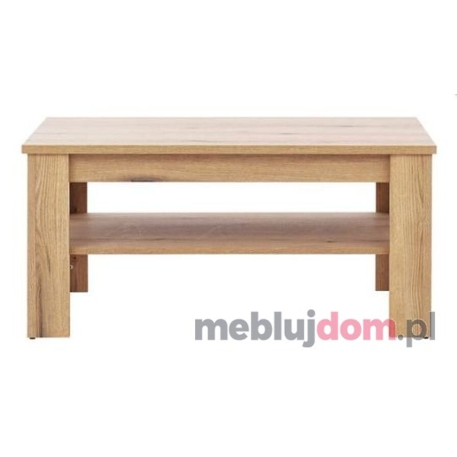 Ława ARIS LA-03 z półką pod blatem w kolorystce dąb evoke