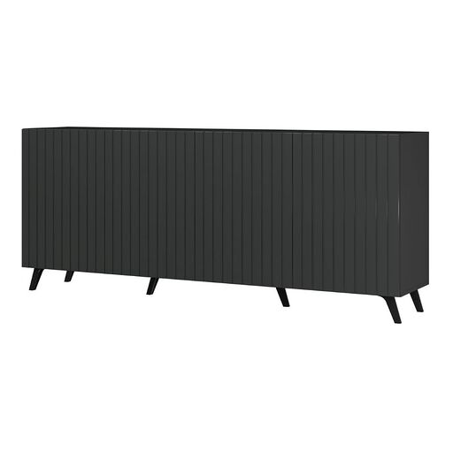 Komoda Diverse BLACK DIKO-1B FR-2 Restol na nóżkach 