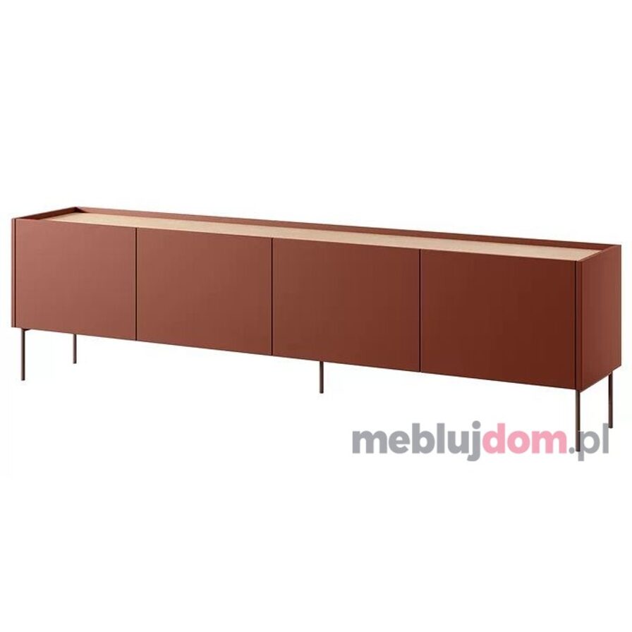 Szafka RTV DESIN 220 4D Ceglasta