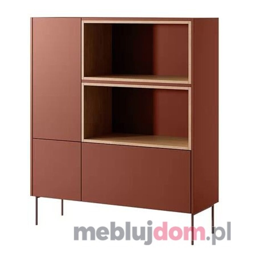 Komoda DESIN 120 2D1SZ Ceglasta