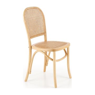 Krzesło K-502 Halmar rattanowe naturalne w stylu BOHO