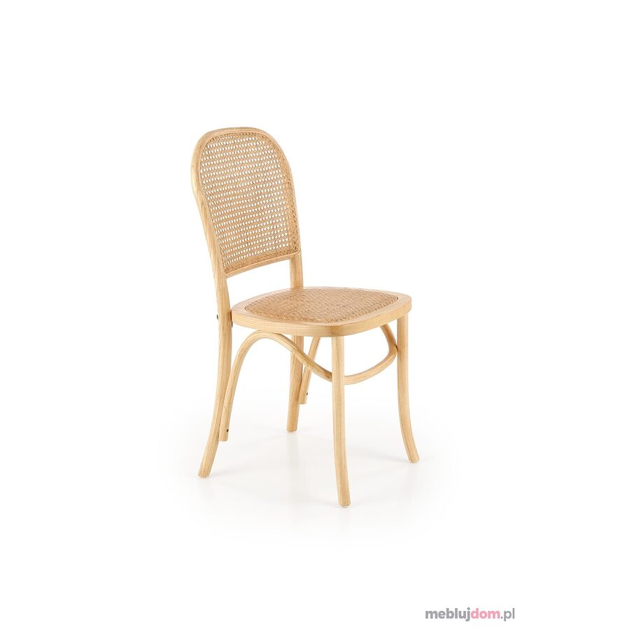 Krzesło K-502 Halmar rattanowe naturalne w stylu BOHO