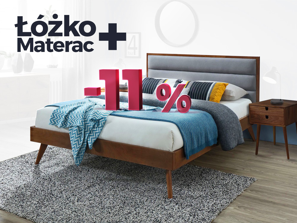 Rabat na zestaw łóżko z materacem